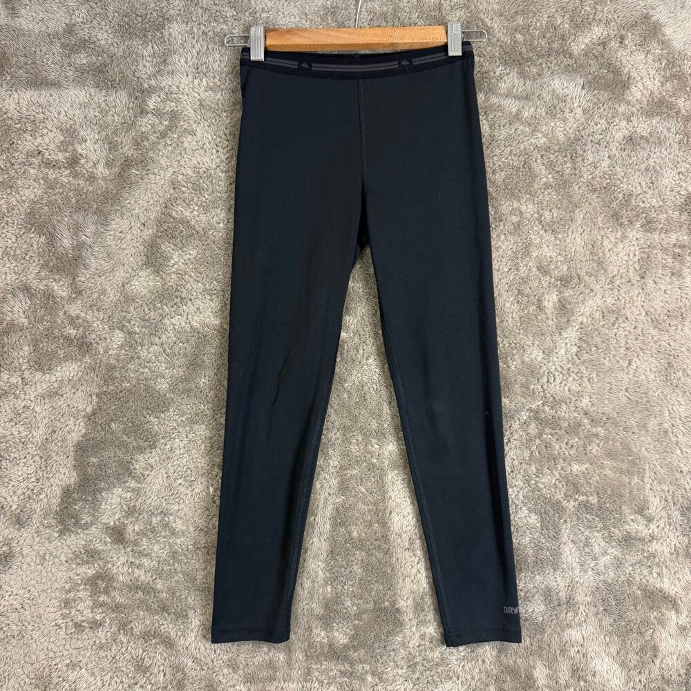 Burton DryRide Black Leggings Base Layer Long Johns Boys Pants S 8